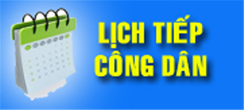 Lịch tiếp công dân tháng 01/2025